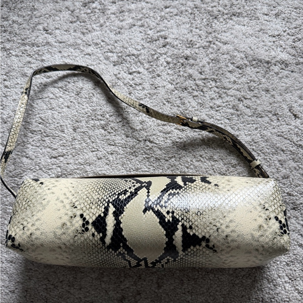 KHAITE Kye Snake Effect Shoulder Bag